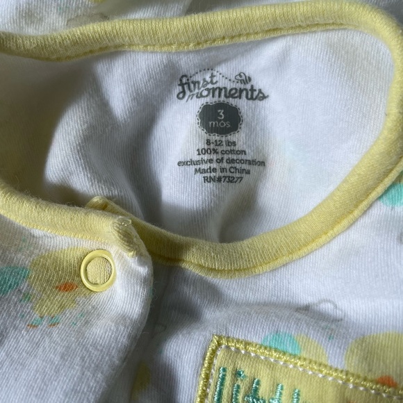 Unisex First Moments Little Peep Pajama - Picture 3 of 5